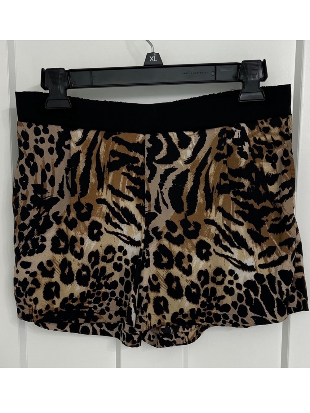 GB animal print shorts